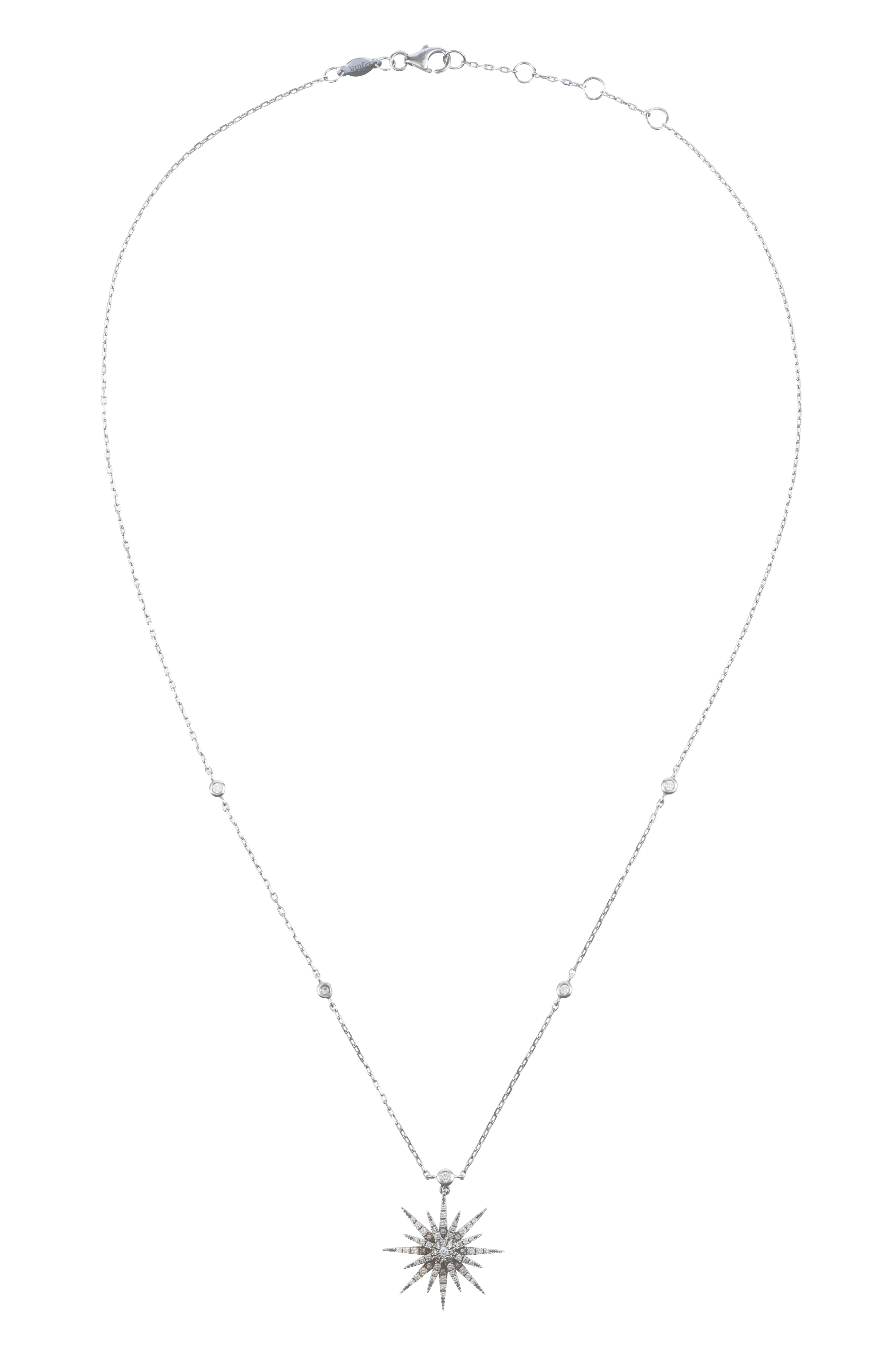 Djula Soleil White Gold Diamond Necklace