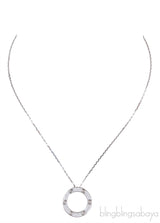Love Diamond Paved Necklace