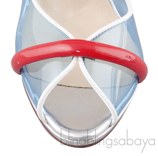 Aqua Ronda PVC Slingback