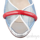 Aqua Ronda PVC Slingback