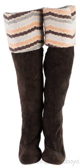 Suede Leather Boots Brown