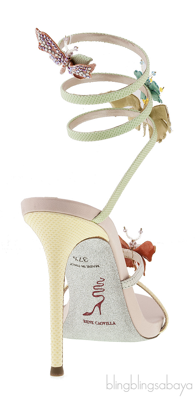Butterfly Swarovski Twirl Sandals