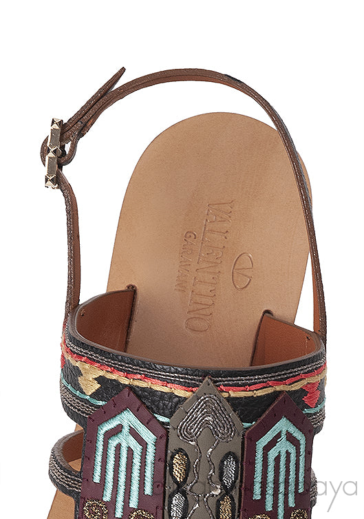 Valentino Garavani Multi-color Slip On Sandals