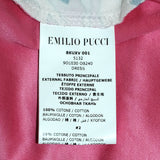 Emilio Pucco Floral Print Panel Cotton Kids Dress