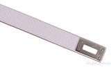 Hermes Mini Kelly Double Tour Bracelet Epsom Mauve Pale PHW