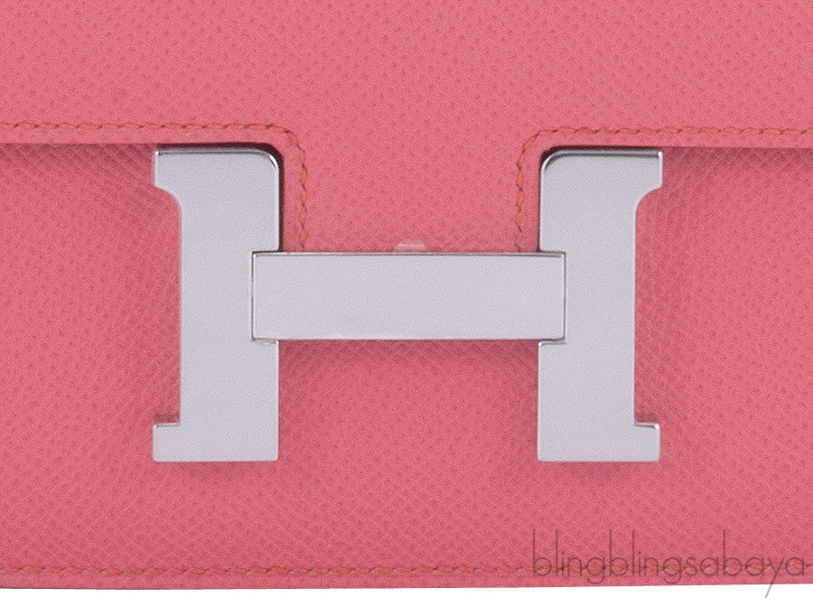 Constance Mini Flamingo Epsom PHW