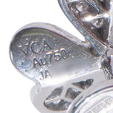Van Cleef & Arpels Frivole Mini Pave Diamond Stud Earrings