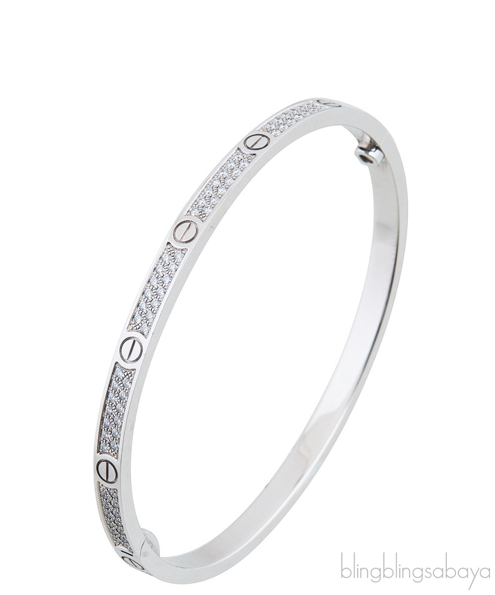 Love Pave Diamond Bracelet