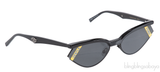 x Gentle Monster Fendi No. 1 FF0369/s Black Sunglasses