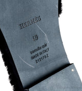Oran Teddy Bear Black Sandals