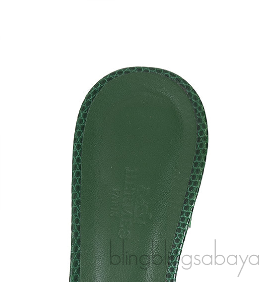 Oasis Vert Lizard Sandals