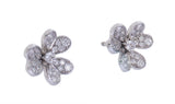 Van Cleef & Arpels Frivole Mini Pave Diamond Stud Earrings