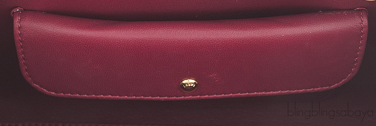 Amazona 23 Bordeaux Crocodile Bag