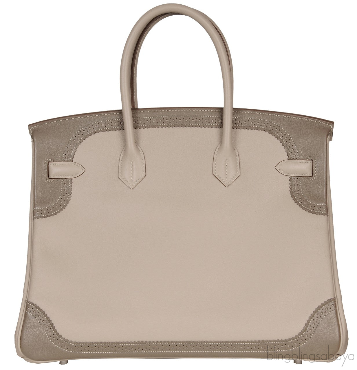 Birkin 35 Bicolor Ghillies Argile/Etoupe