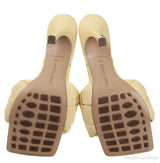 Yellow Lido Intrecciato Mules