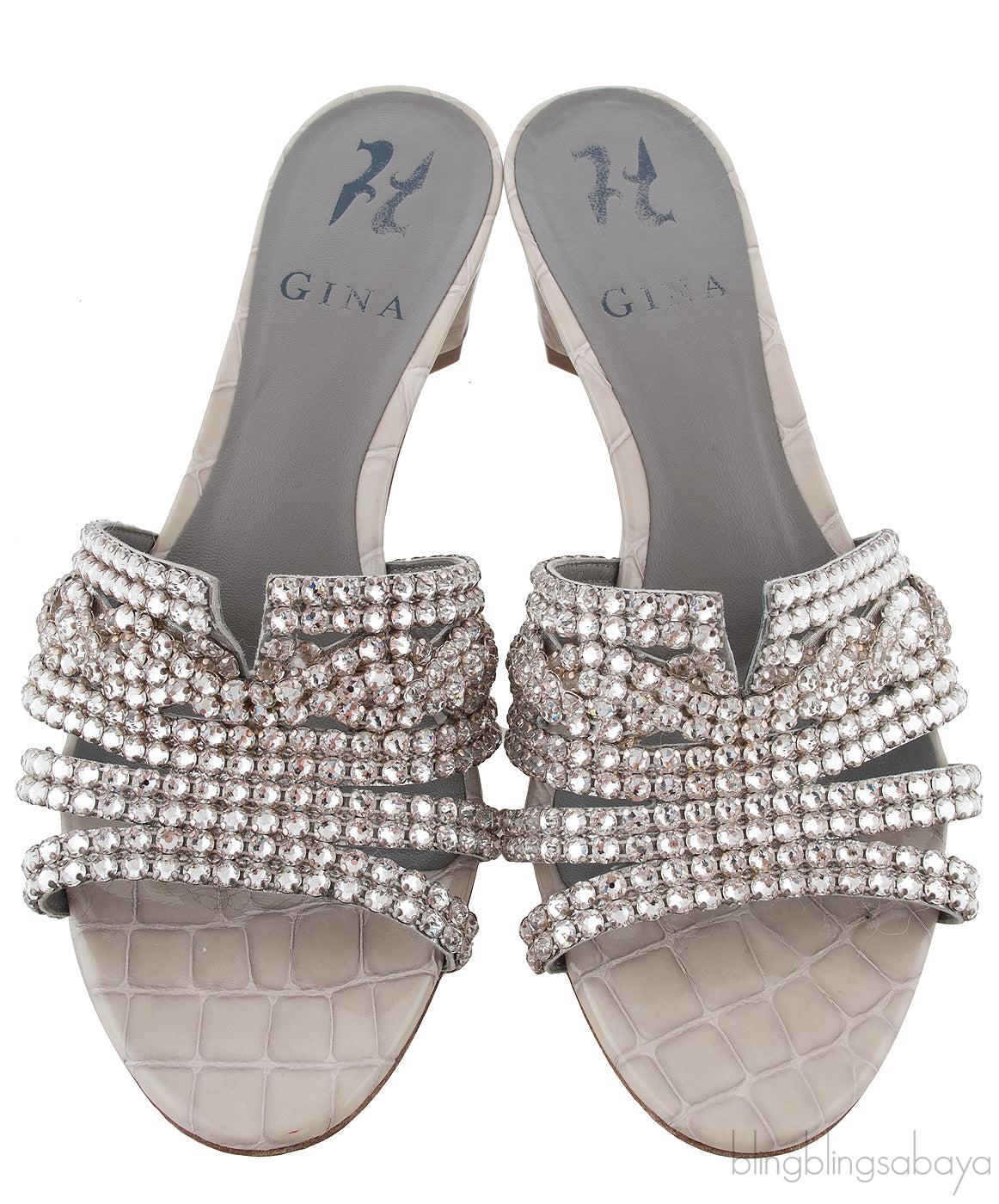 Galaxy Croc Embossed Sandals