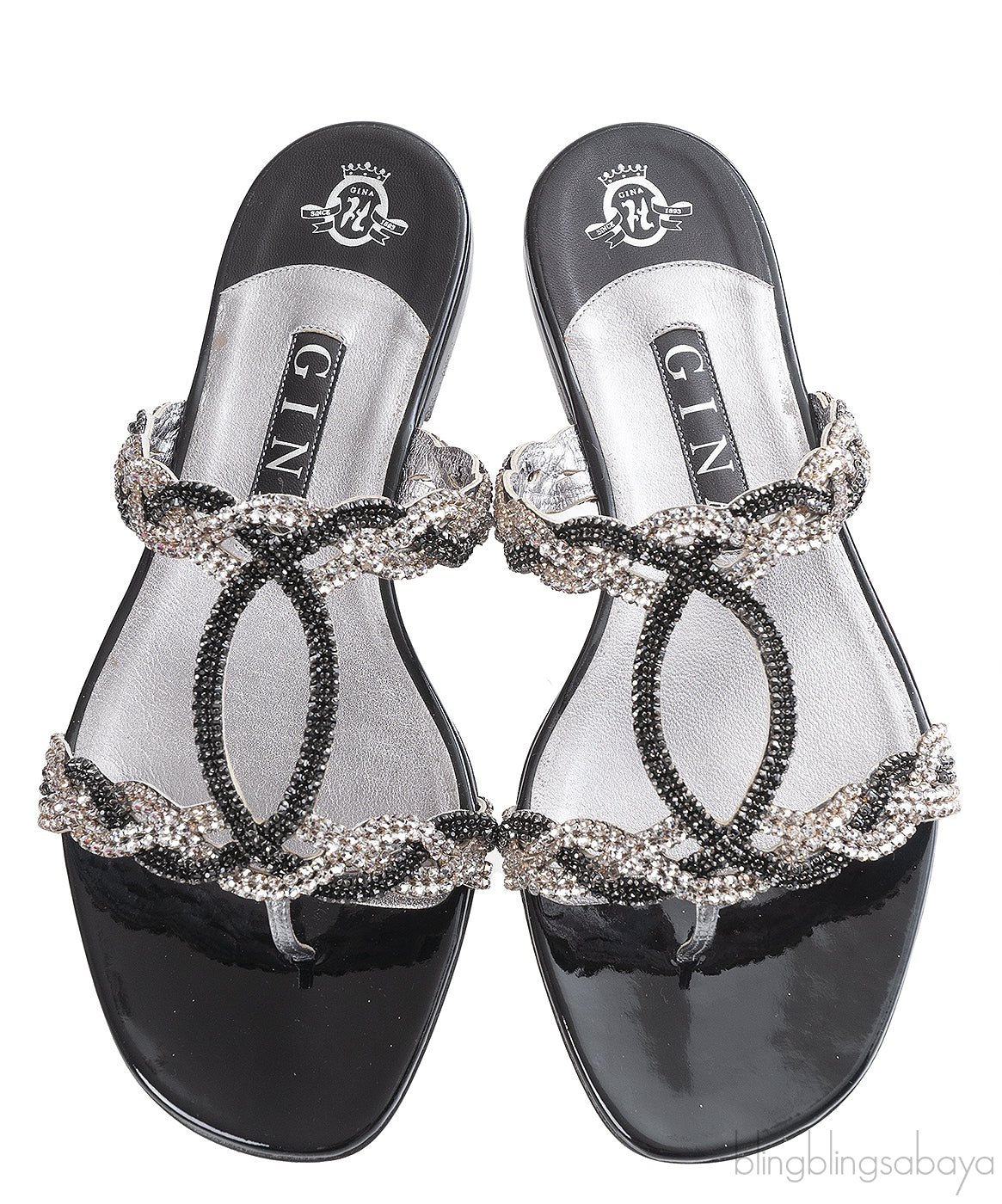 Gina Isabel Jewelled Flat