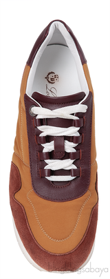 Loro Piana My Wind Tri-color Microfibre and Suede Sneaker