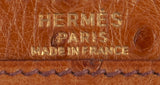 Hermes Vintage Medor Gold Ostrich Clutch