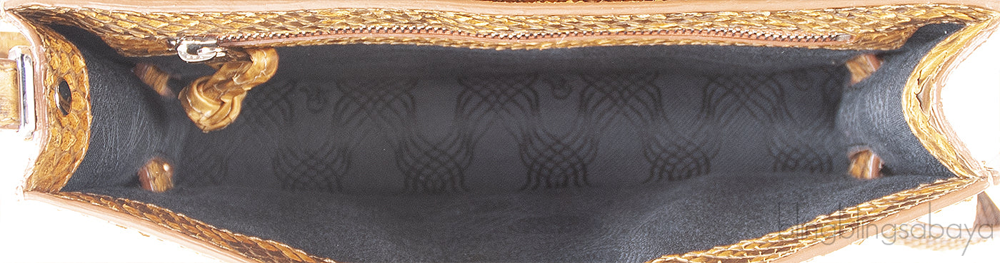 Proenza Schouler PS11 Python Amber Clutch Bag