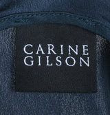 Dark Blue Lace Trim Cami Sress