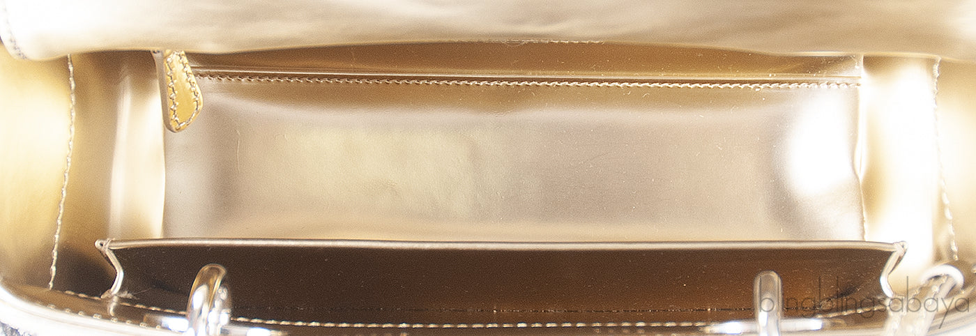 Christian Dior Lady Dior Art "Manal Aldowayan" Metallic Palm Art Bag