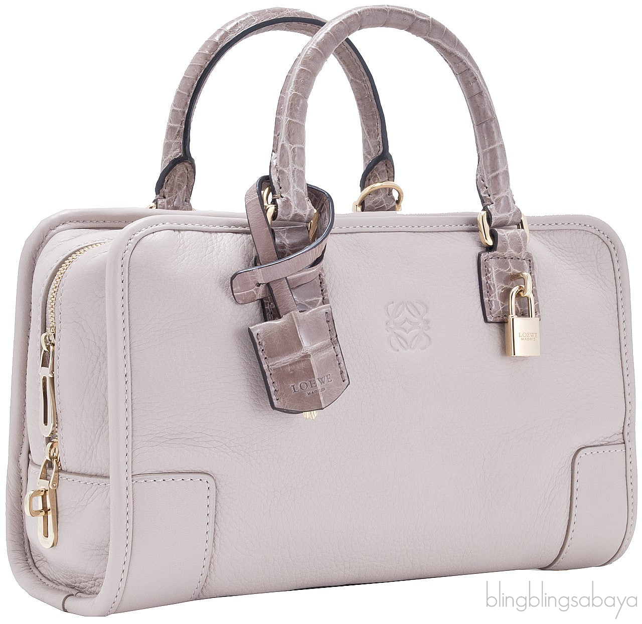 Amazona 23 Crocodile Handle Bag