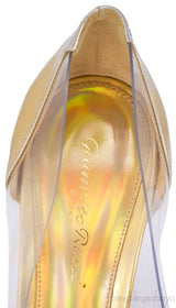 Metallic Gold PVC Panel Pump