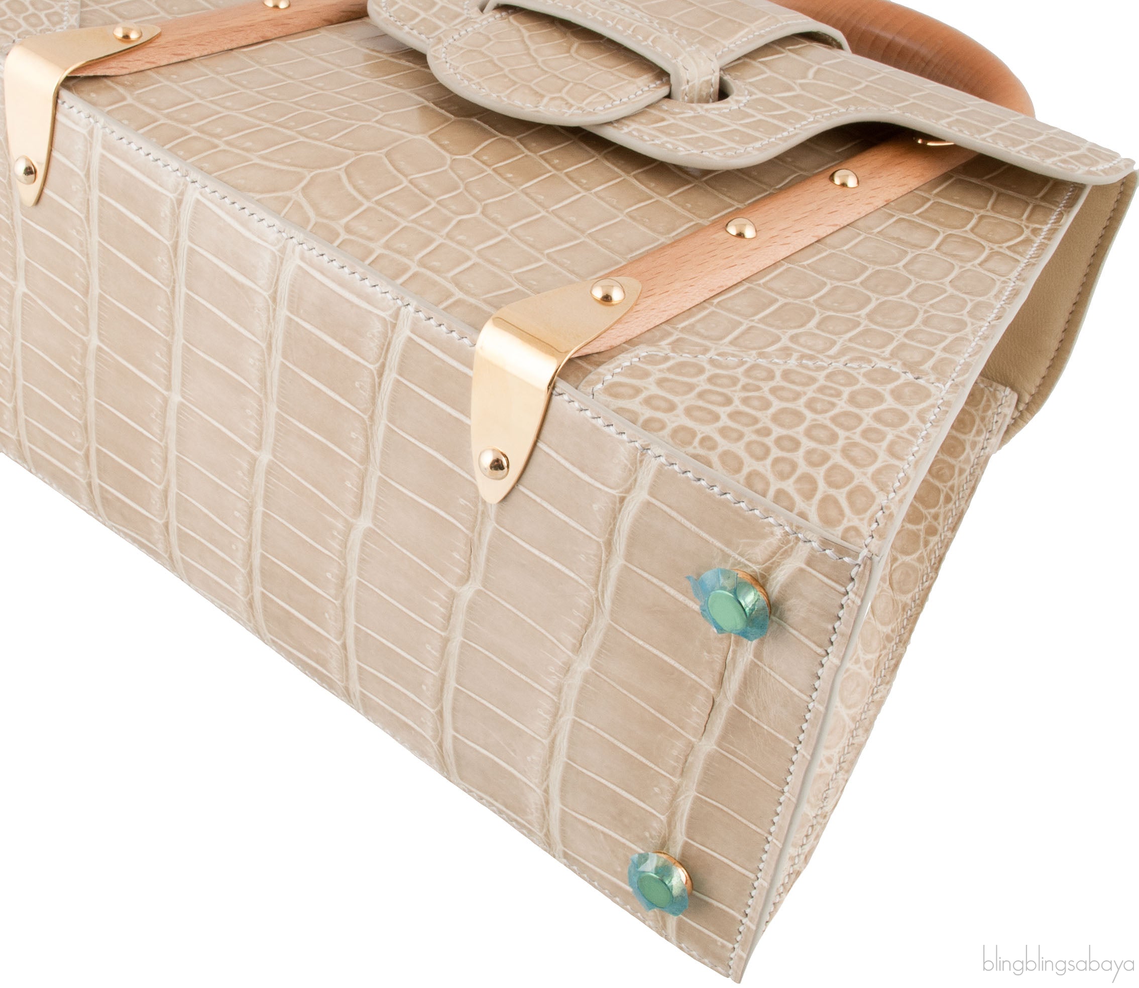Saigon Beige Crocodile PM