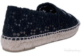 CC Lace Mesh Patent Espadrille