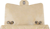 Crinkled Patent Quilted Flap Bag Jumbo