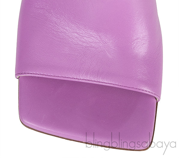 Bottega Veneta Purple Stretch Leather Sandals