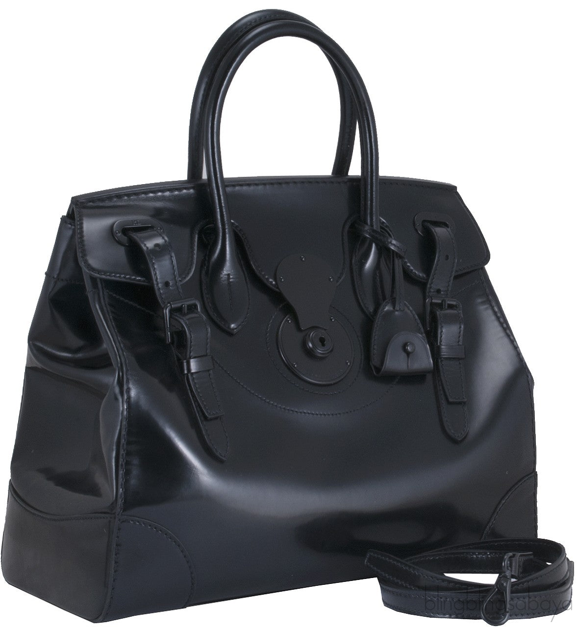 Patent So Black Soft Ricky Bag