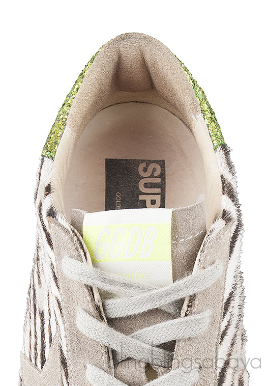 Superstar Zebra Pony Hair Sneakers