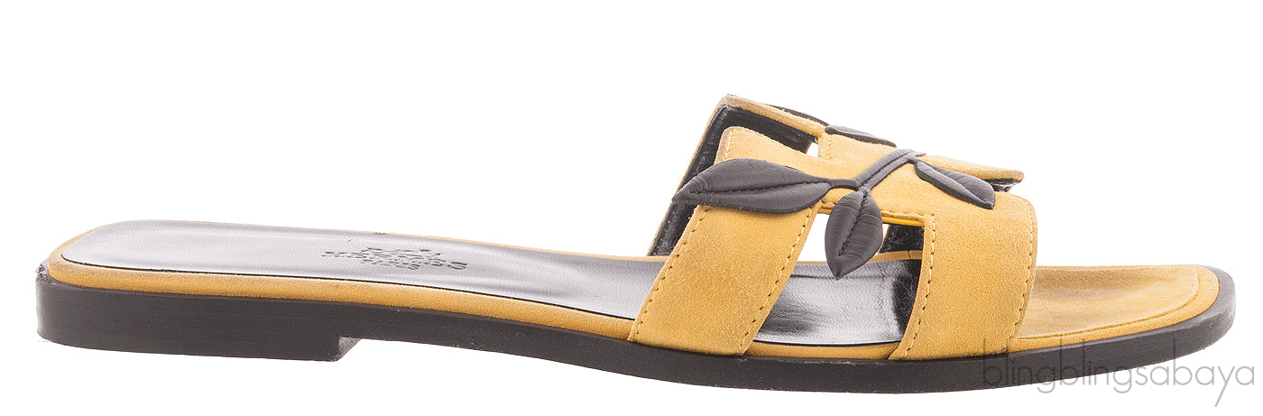 Oran Leaf Bi-color Sandals