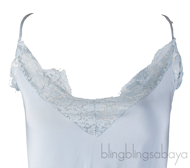 Open Back Lace Trim Camisole