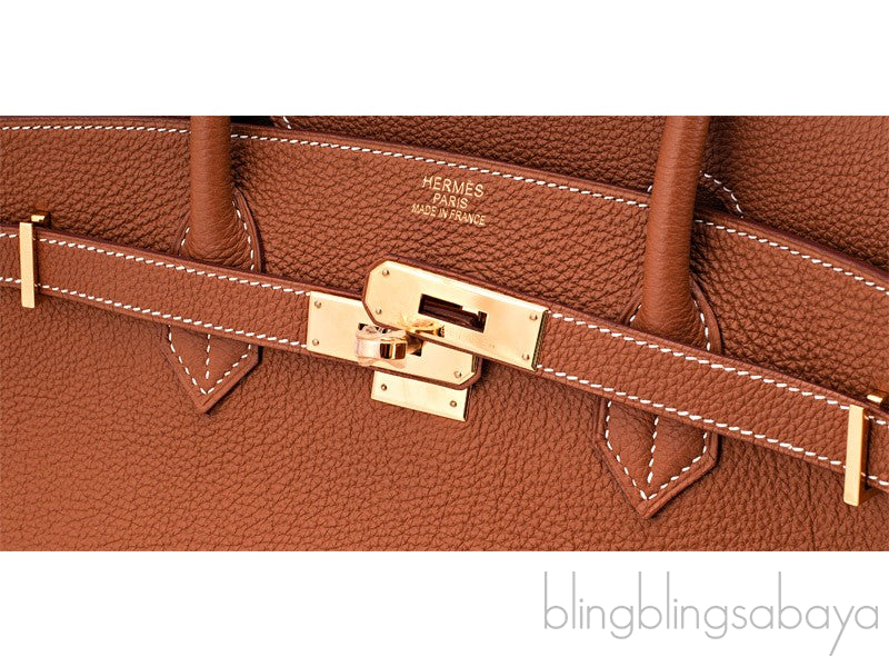 Birkin 40 Gold Taurillon Clem