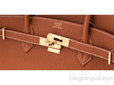 Birkin 40 Gold Taurillon Clem
