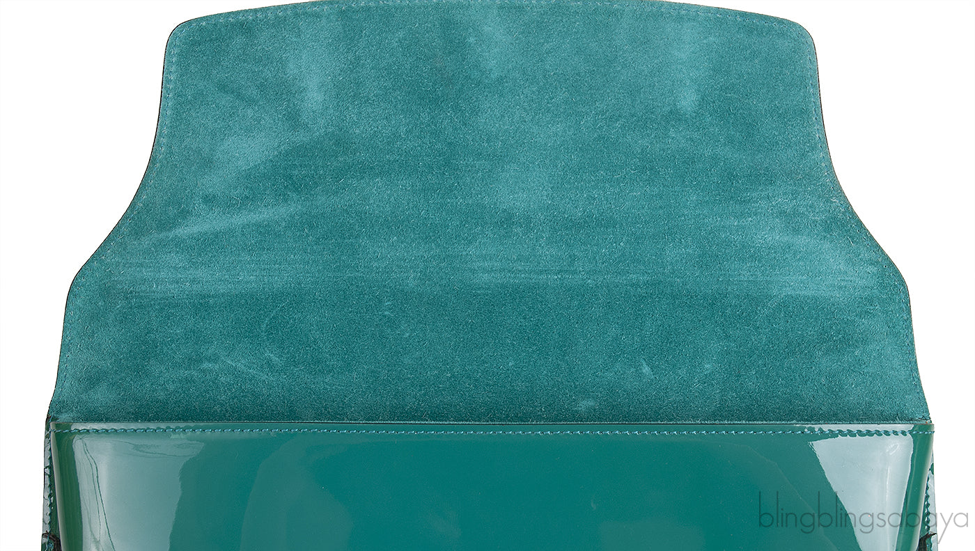 Bright Bit Green Patent Clutch