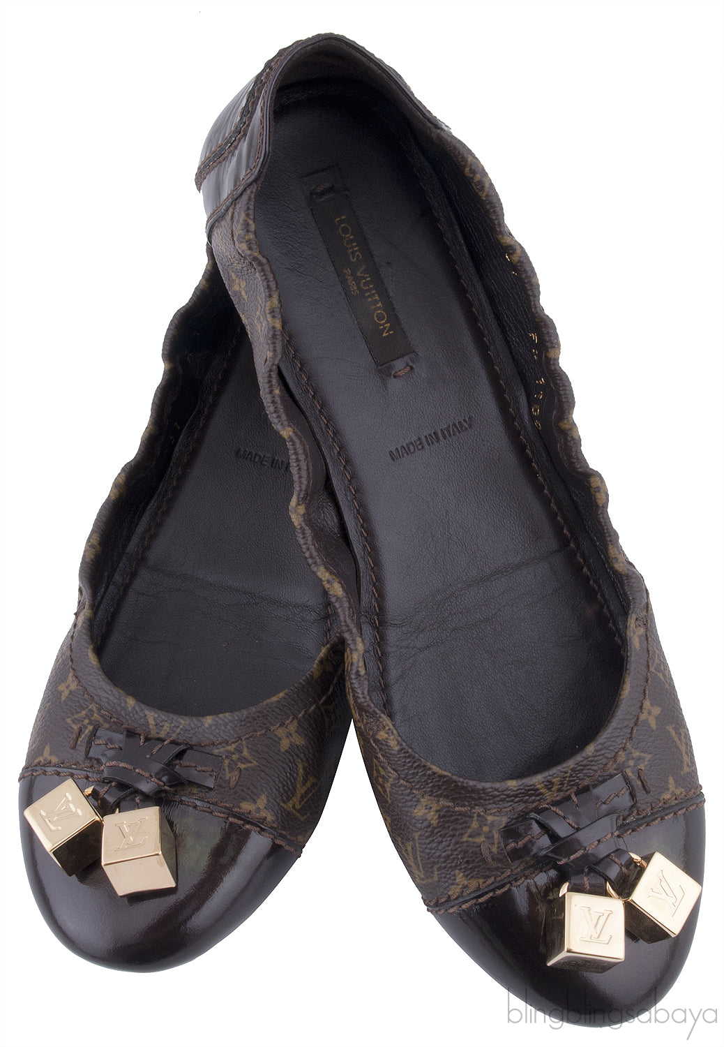 Brown Monogram Ballet Flat