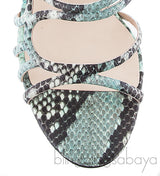 Summit Snake Print Strappy Sandals