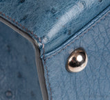 Blue Roy Ostrich Dalvy 30 Bag PHW