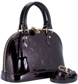 Alma BB Monogram Vernis Amarante
