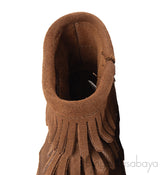 Minnetonka Double Fringe Moccasin Boots