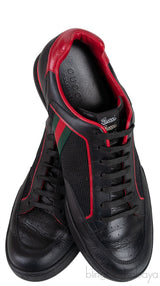 Mesh Fabric Leather Vintage Tennis Web Sneakers