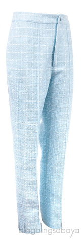 Francesca Tweed Straight-leg Pants