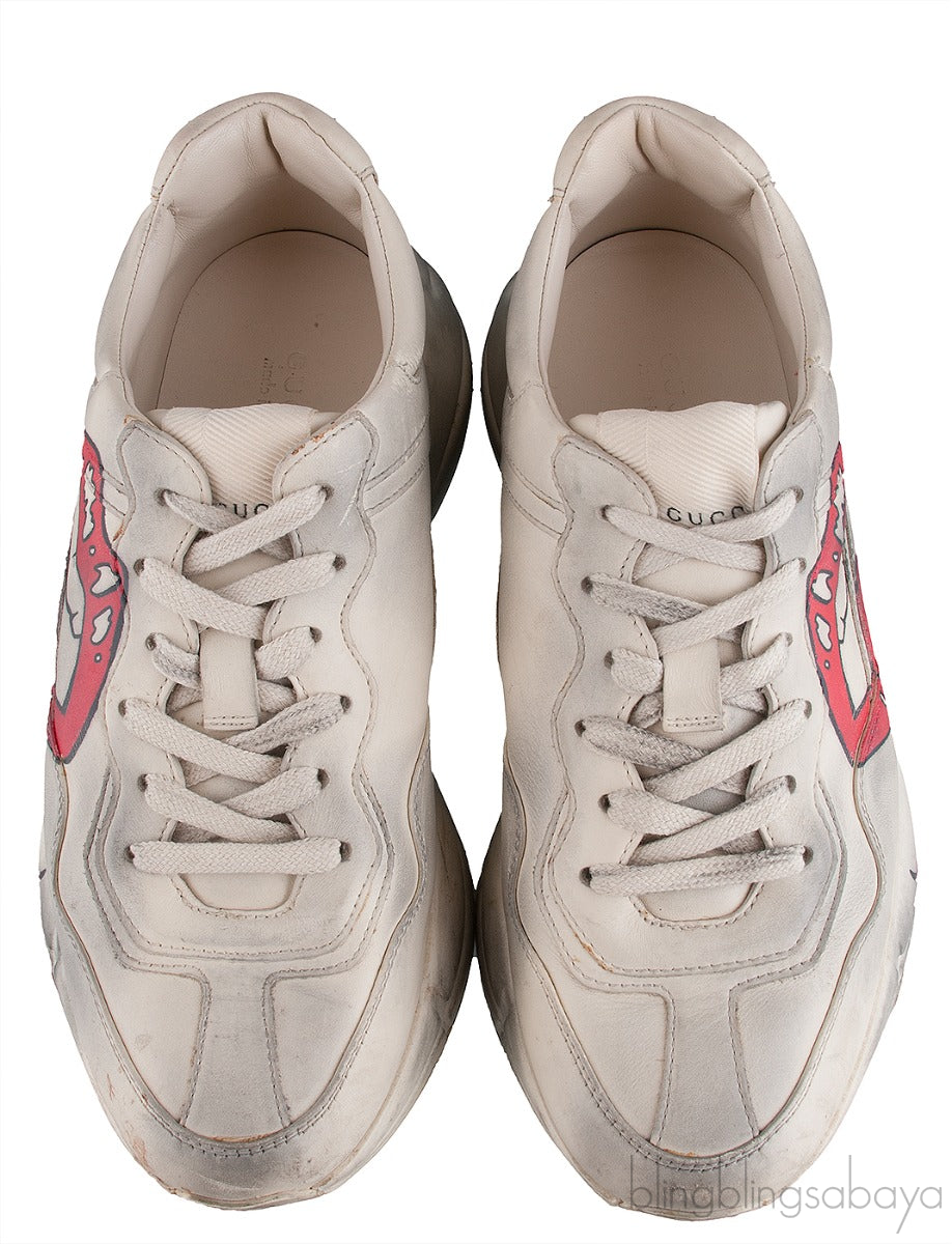 Gucci Mouth Print Rhyton Sneaker