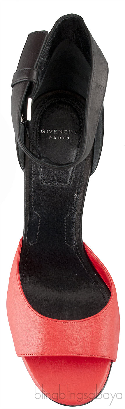 Bi-color Slingback Heels