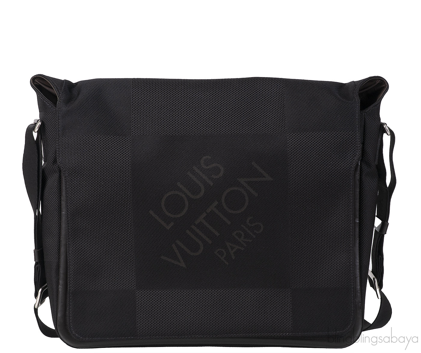 Louis Vuitton Black Denier Geant Canvas Messenger