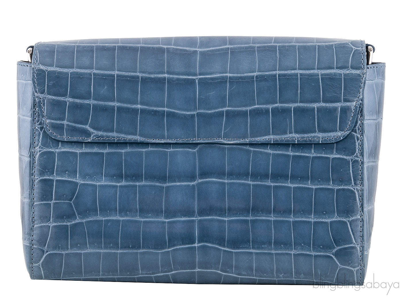 Twist MM Crocodile Shoulder Bag